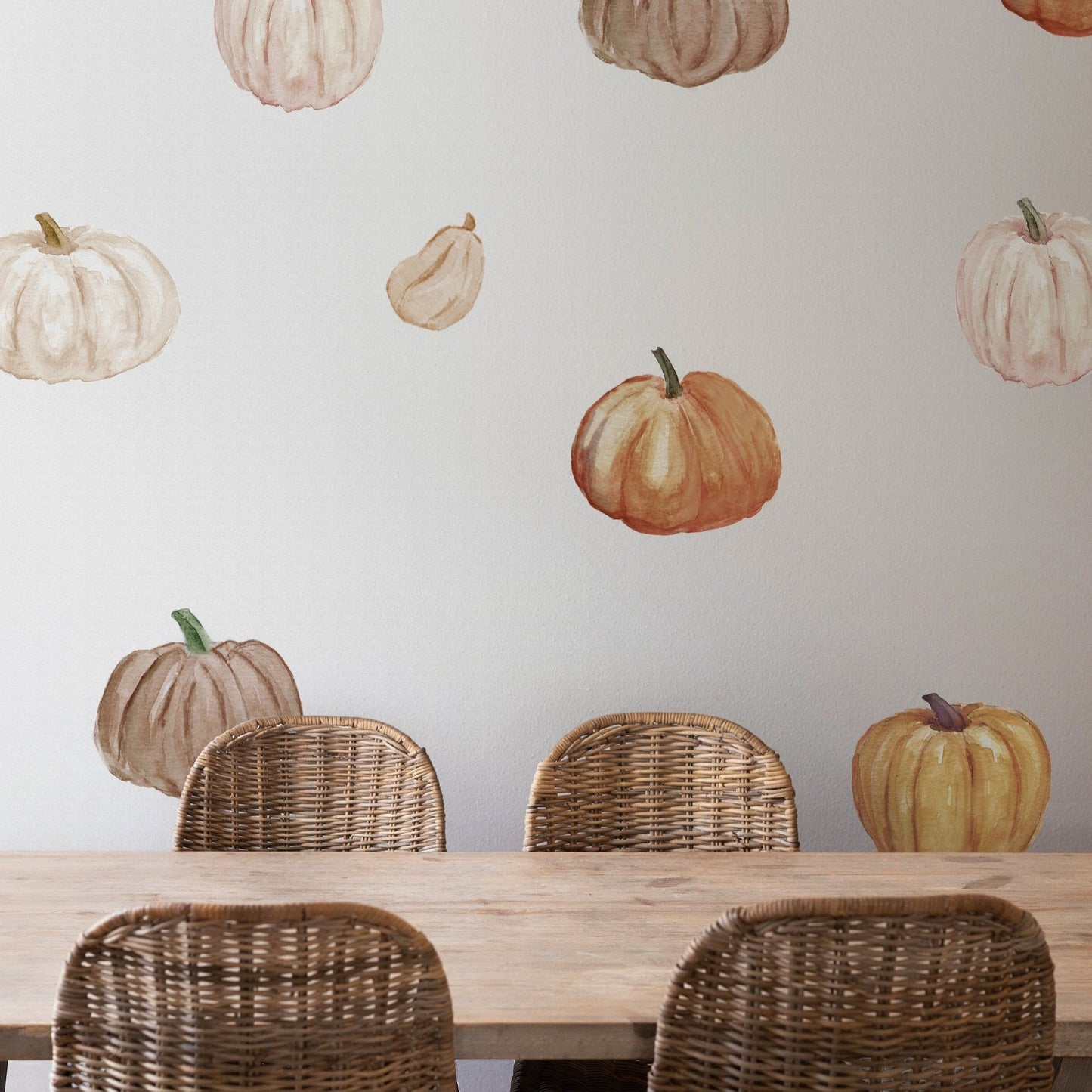 Watercolor Pumpkins - Window Decal