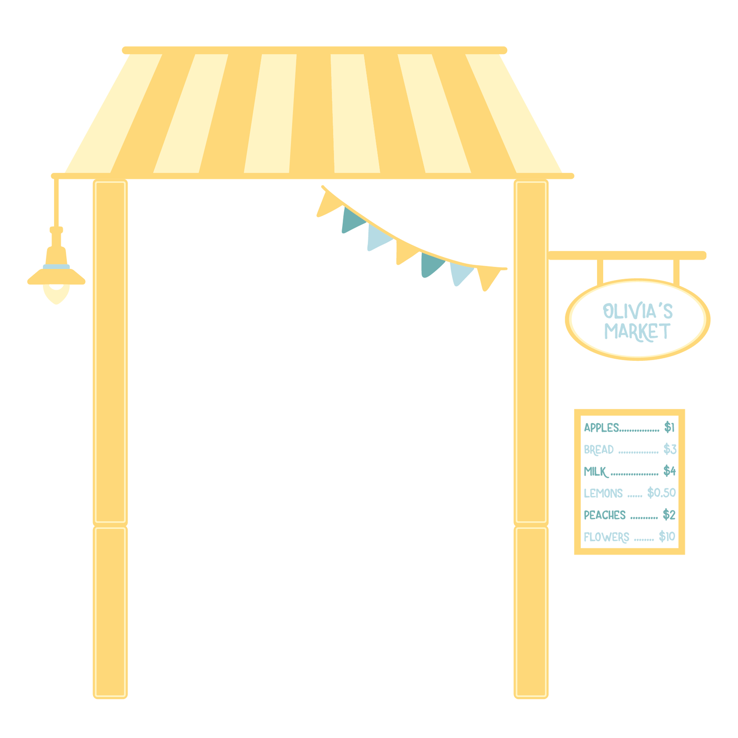 Farmers Market Decal Set
