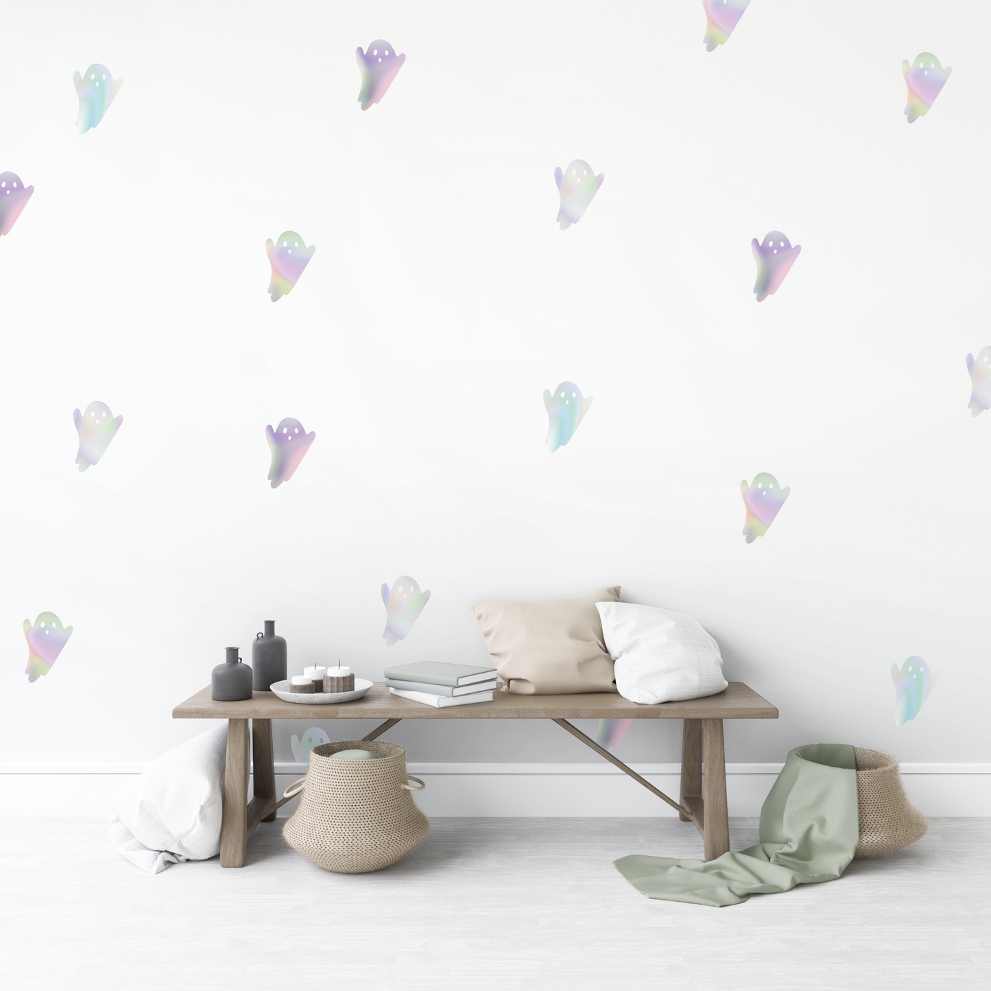 Not so scary Ghost Holographic - Window Decal