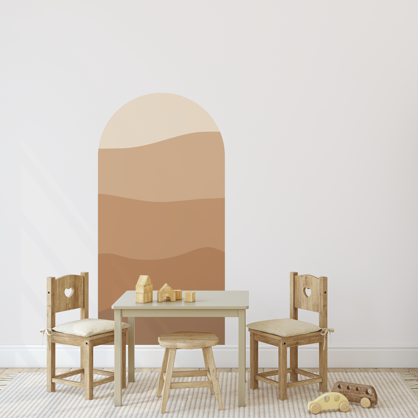 Earth Boho Arch Decal