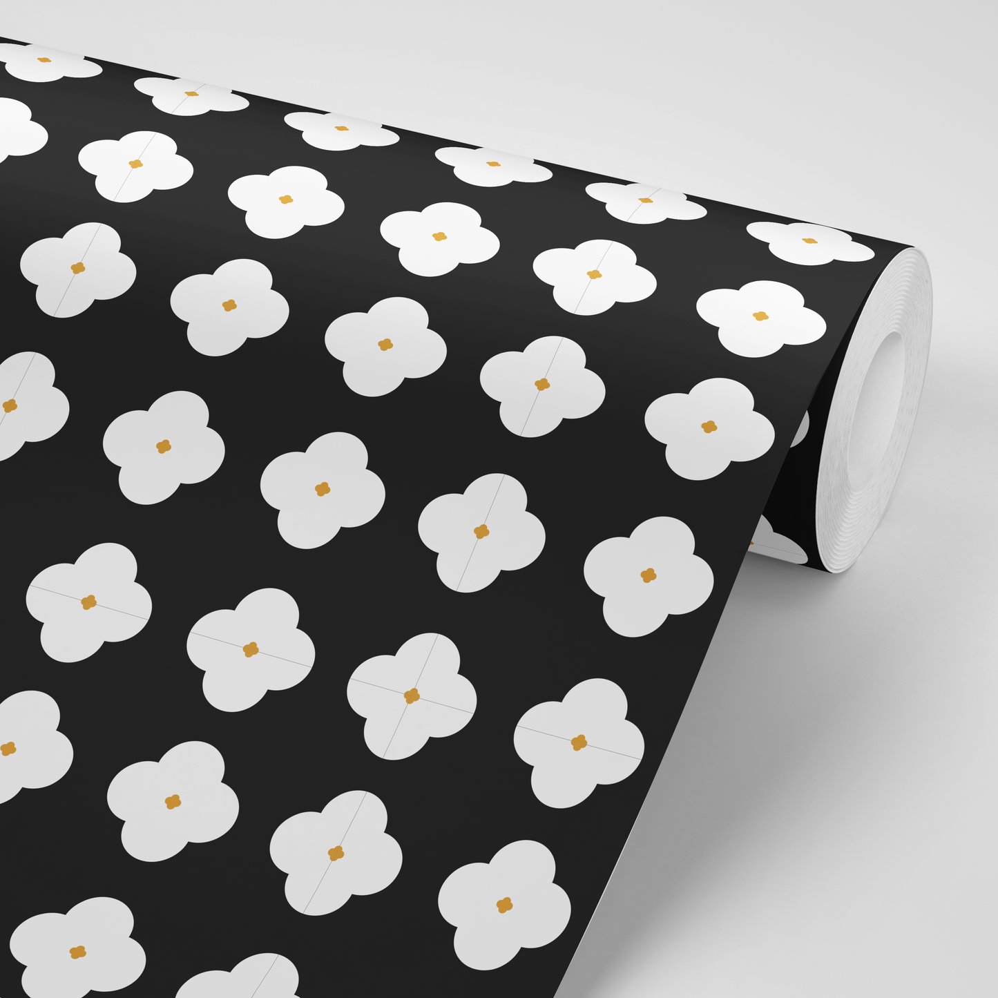 Fancy Flower Contact Paper - pack of 3 rolls (24x48" each)