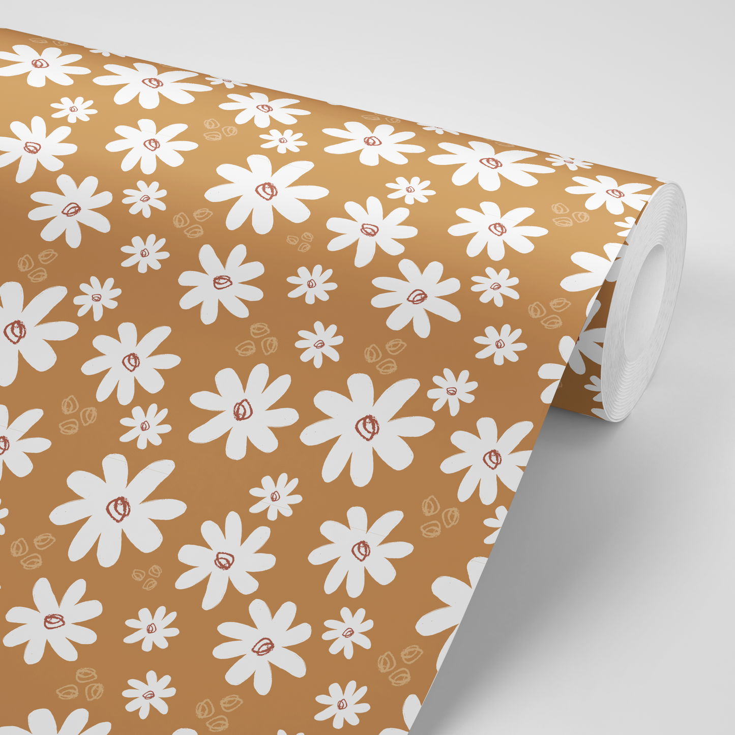 Flower Sketch Contact Paper - pack of 3 rolls (24x48" each)