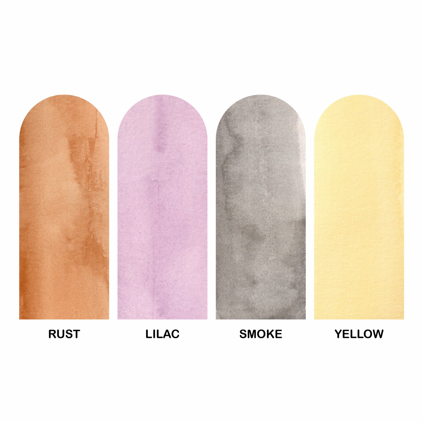 Double Watercolor Arch Decal Set