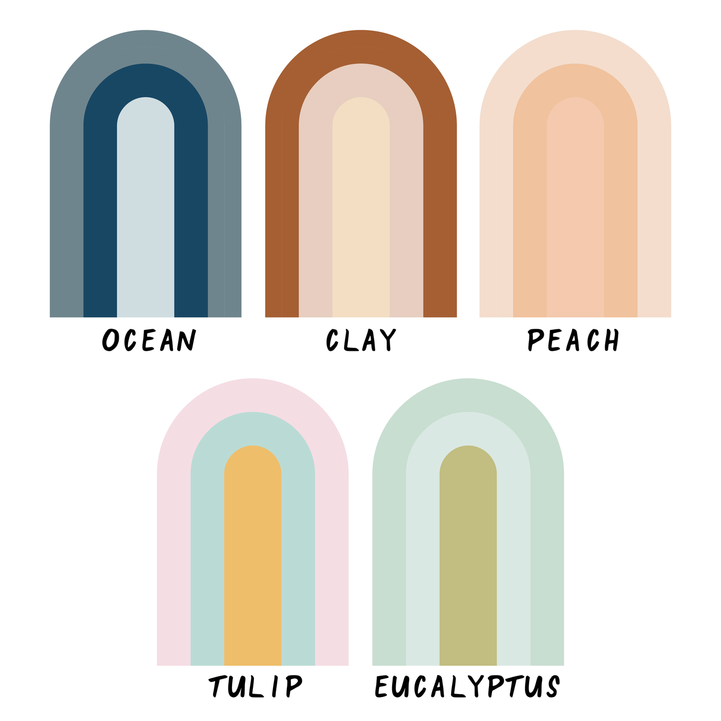 Rainbow Mini Arch Decal