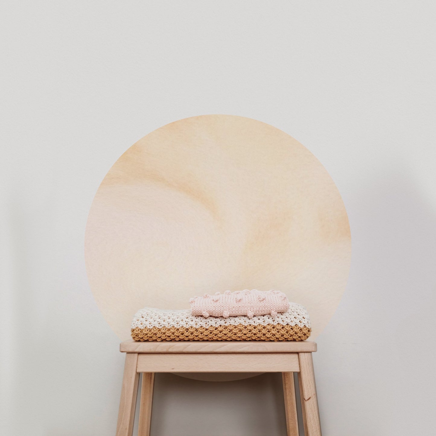 Watercolor Large Circle Decal