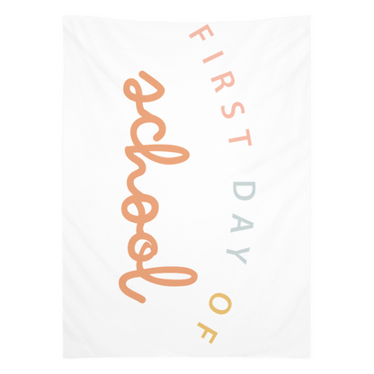 First Day of School Tapestry, Welcome Back to School Indoor Wall Tapestry