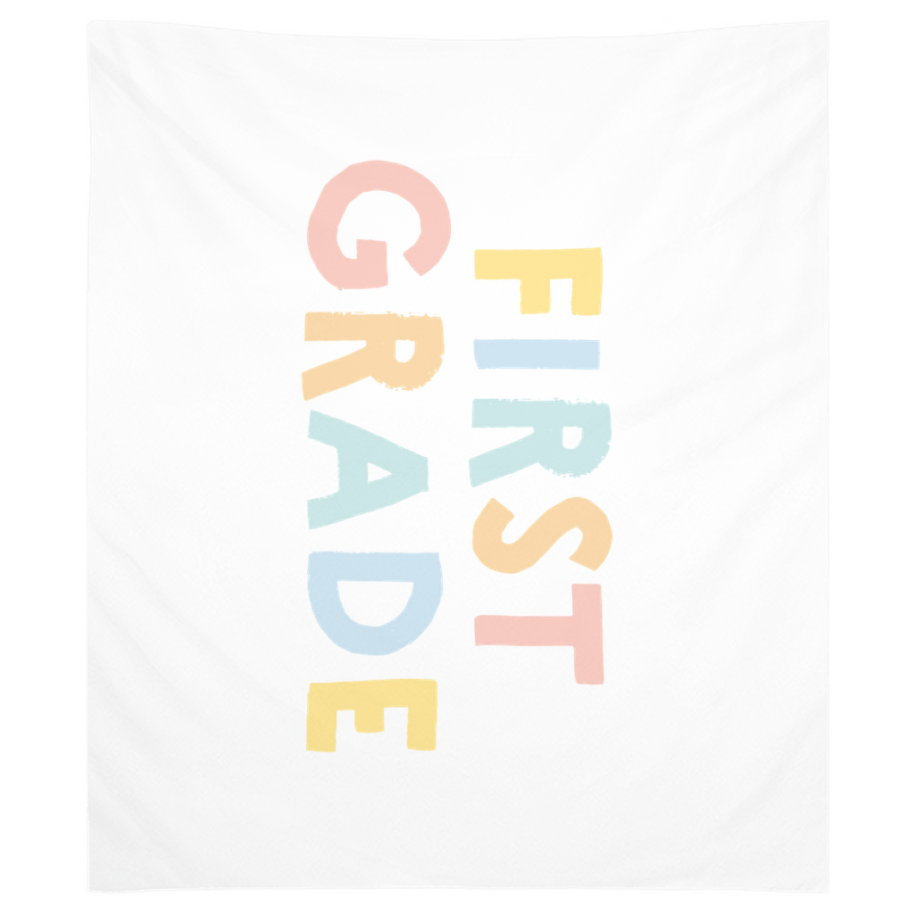 First Day of First Grade Tapestry, First Day of School Banner