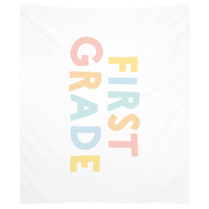 First Day of First Grade Tapestry, First Day of School Banner