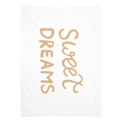 Sweet Dreams Tapestry, Wall Decor, Banner