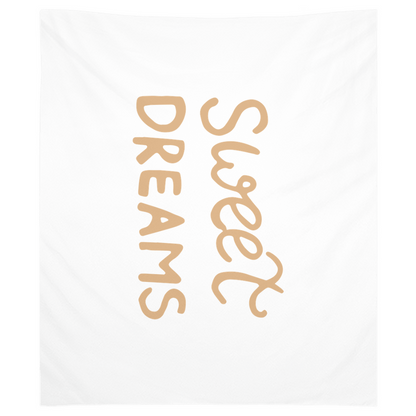 Sweet Dreams Tapestry, Wall Decor, Banner