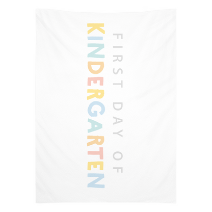 First Day of Kindergarten Tapestry, First Day of School Banner