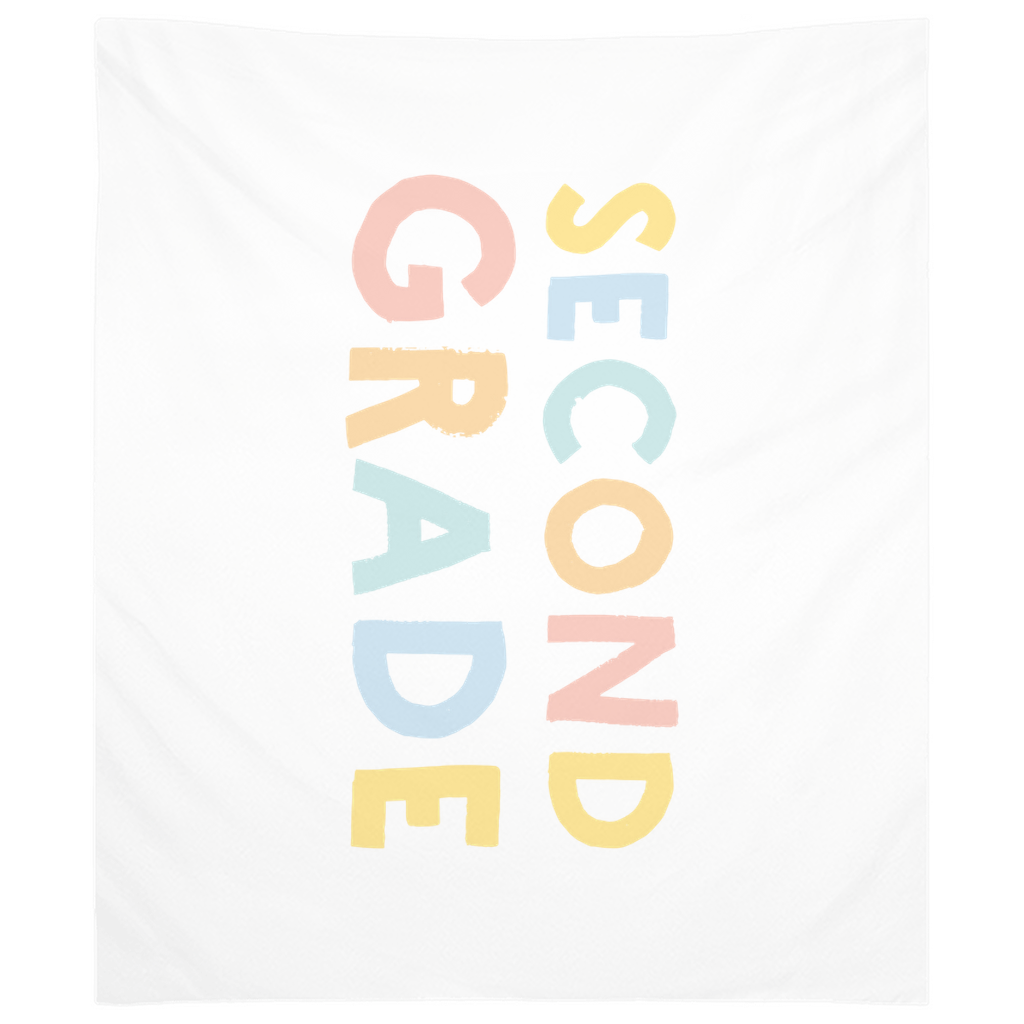 First Day of Second Grade Tapestry, First Day of School Banner