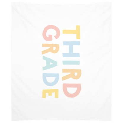 First Day of Third Grade Tapestry, First Day of School Banner