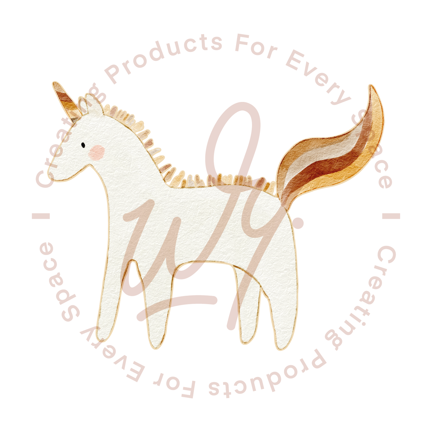 Boho Unicorn Decal