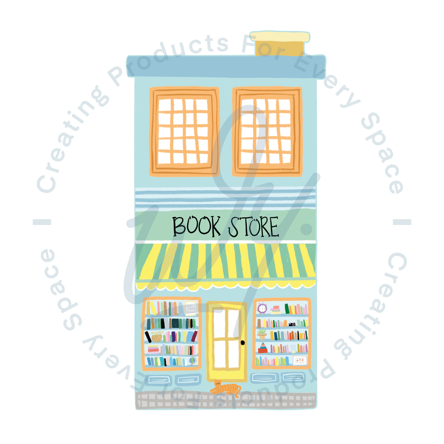 Bookstore Decal
