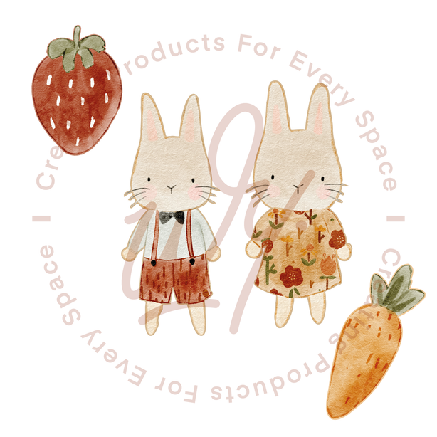 Bunny Garden Decal