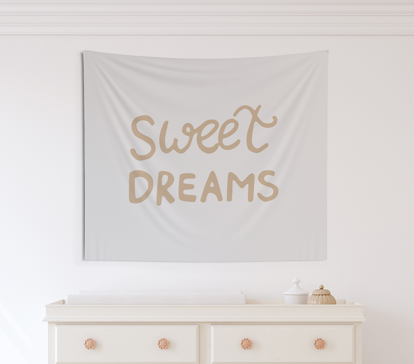 Sweet Dreams Tapestry, Wall Decor, Banner