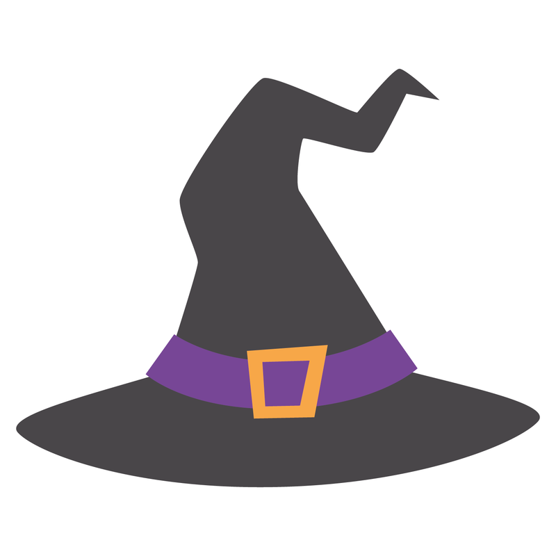Witch Hat - Window Decal