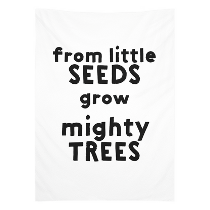 Seeds and Trees Tapestry, Wall Decor, Banner