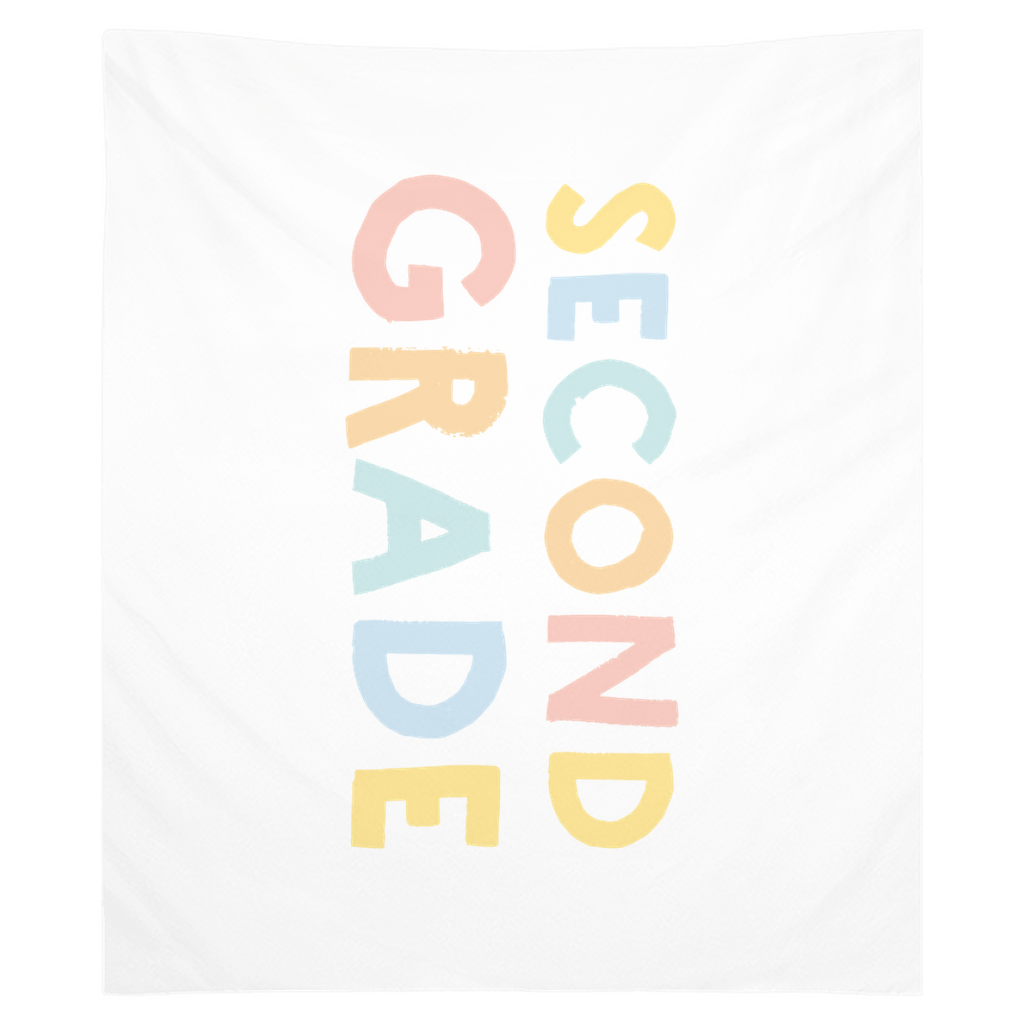 First Day of Second Grade Tapestry, First Day of School Banner