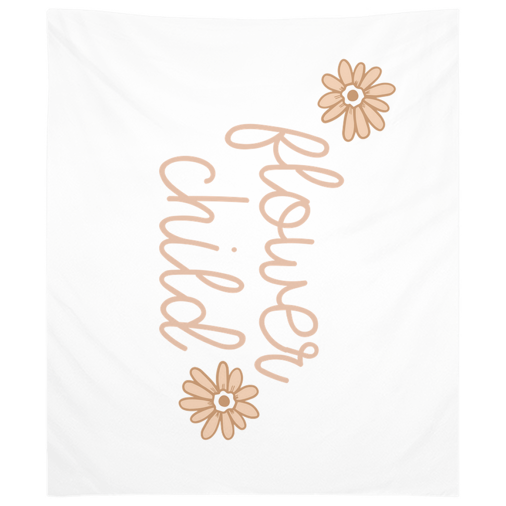 Flower Child Tapestry, Wall Decor, Banner, Boho Banner