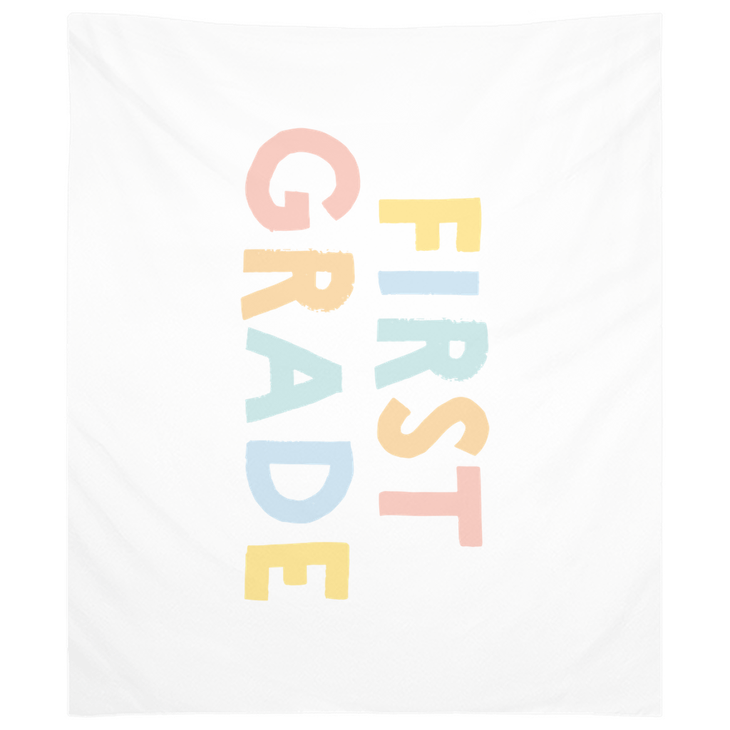 First Day of First Grade Tapestry, First Day of School Banner