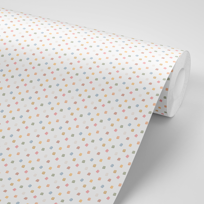 Colorful Squares Contact Paper  - pack of 3 rolls (24x48" each)