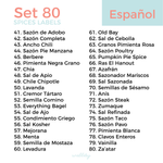 80 Spice Labels ESPAÑOL