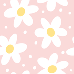 Daisy Land Contact Paper  - pack of 3 rolls (24x48" each)