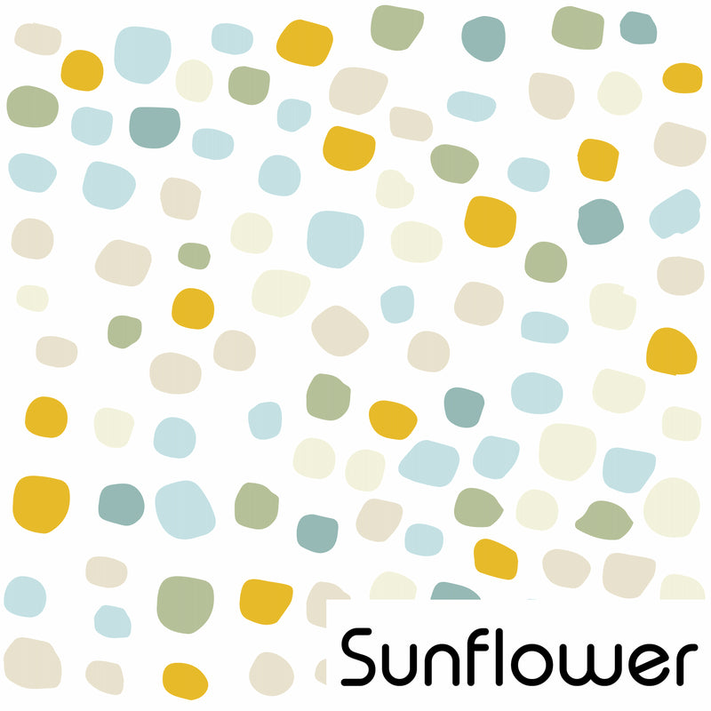 Irregular Dots Sunflower Decals