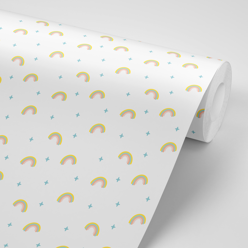 Shiny Rainbow Contact Paper  - pack of 3 rolls (24x48" each)