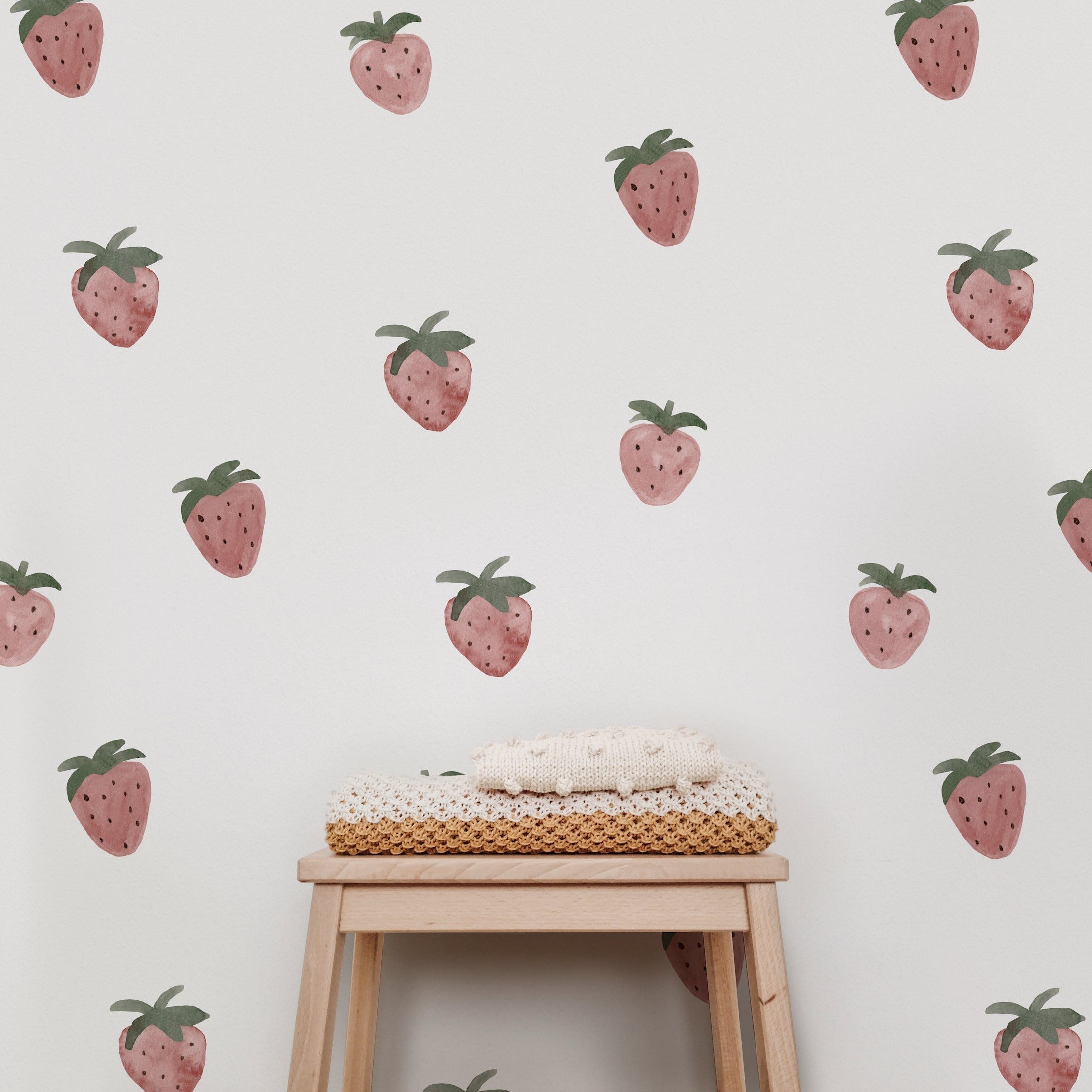 Strawberries Muted Pink