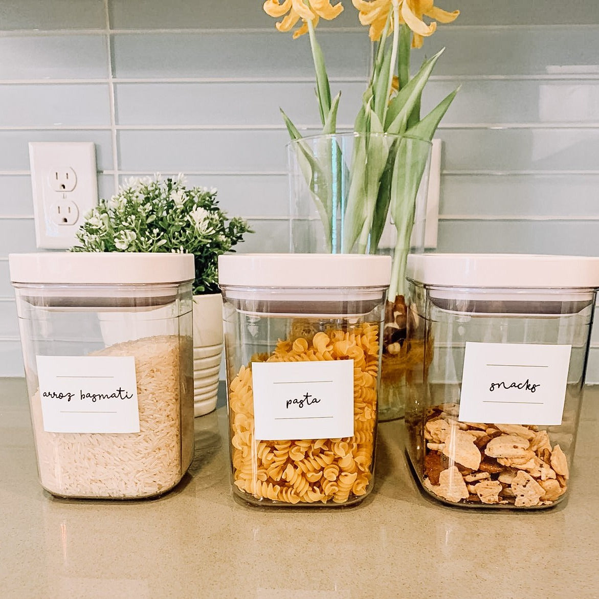 Pantry Letrero 20 Pantry Labels ESPAÑOL – Wallery